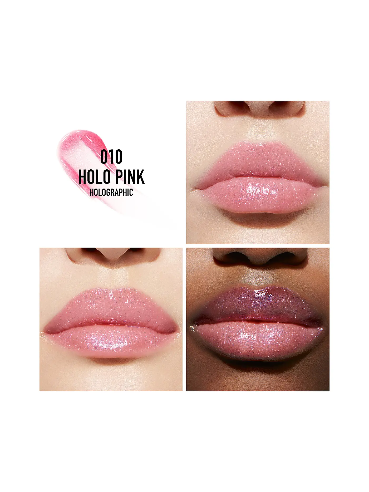 DIOR | Lipgloss - Dior Addict Lip Maximizer ( 010 Holographic Pink ) | 
